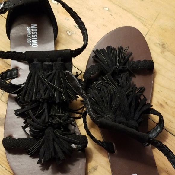 Target Mossimo Flat Fringe Sandal Sz 7 - Picture 7 of 7